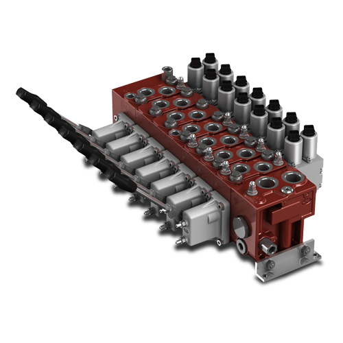 Distributori load sensing e flow sharing Walvoil
