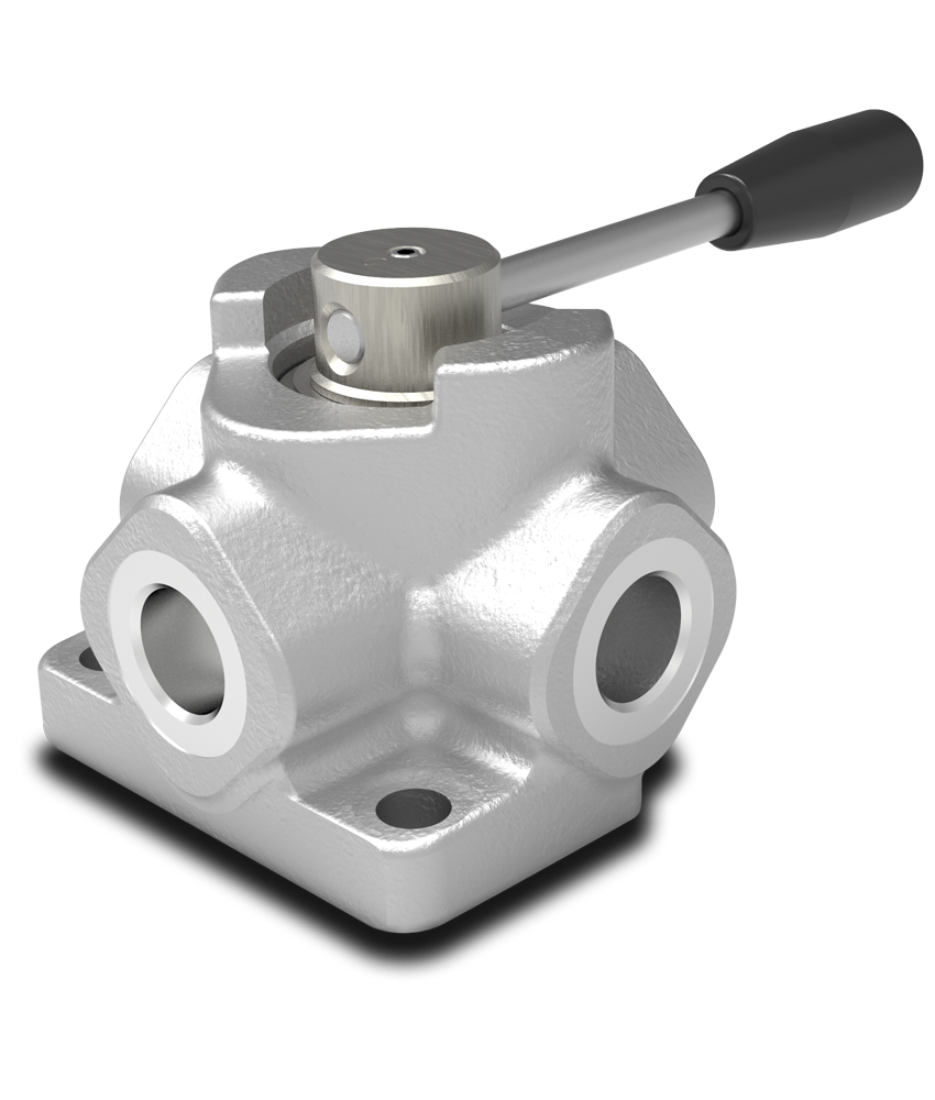 deviatore di flusso con comando meccanico rotativo DHZ-DH Walvoil